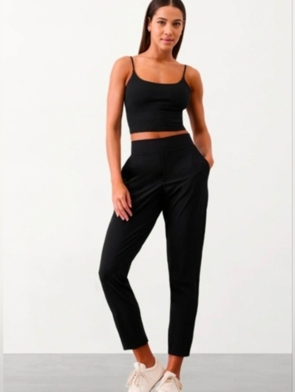 ❤️ NWOT! ATHLETA MID RISE BROOKLYN ANKLE PANTS, BLACK, 14P (32 PETITE)